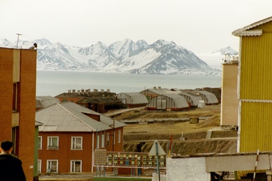 Barentsburgile on omane arktiline loodus.