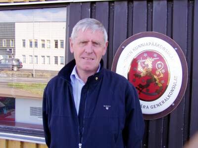 Poul Michelsen on toiminut neljä vuotta Suomen kunniakonsulina Färsaarten pääkaupungissa Tórshavnissa.
