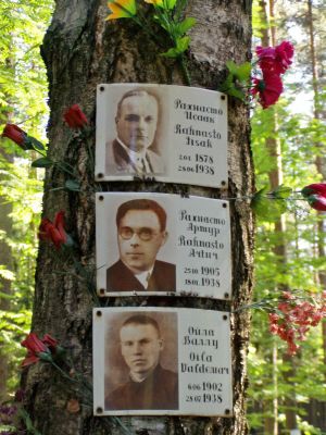 Isak Rahnasto, Artur Rahnasto ja Valdemar Oila päätyivät Stalinin teuraaksi.