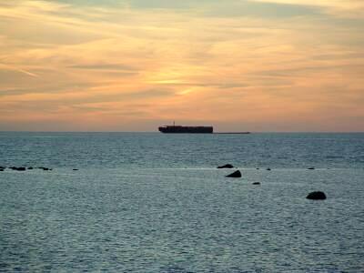 Volare, Kreeka laev kuuub Saaremaa meremaastiku. Foto: Katri Virtanen