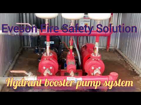 How to install hydrant booster pump system